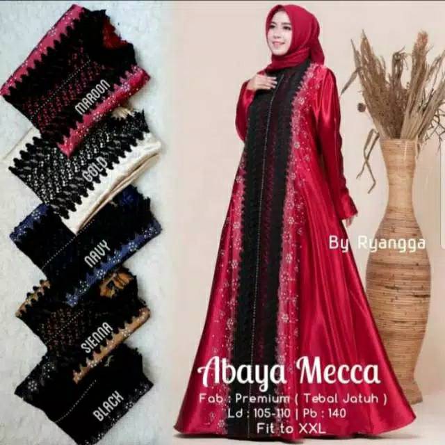 Abaya renda mecca original by ka mess