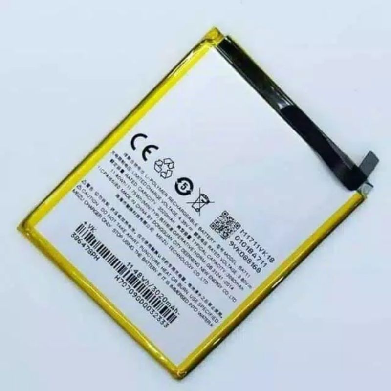 Batre Baterai Hp Meizu M6 BA711 Original Meizu M6