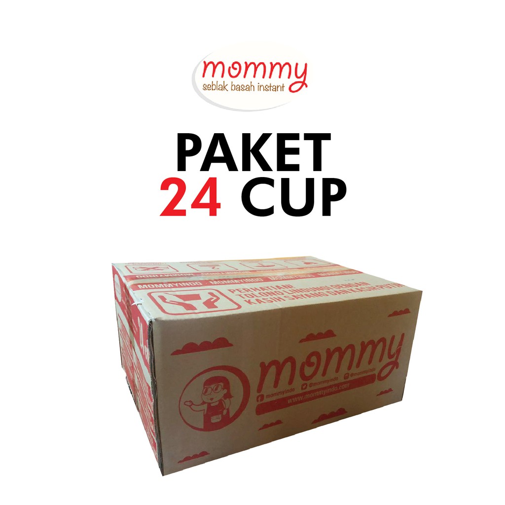 Mommyindo Seblak Basah Instan Mommy Paket 24 Cup