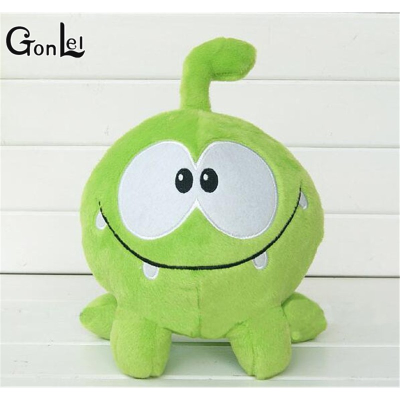 Boneka Lucu 20CM Kawaii cortar la cuerda Om nomo muñeca de peluche juguetes de dibujos animados