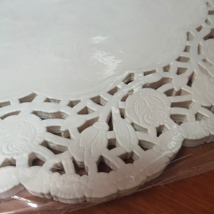 

Doilies Paper Round 14,5 inch - Kertas Alas Renda Kue isi 100 Lembar