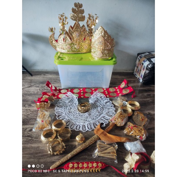 Paket siger Lampung pepadun / hiasan kepala lampung lengkap