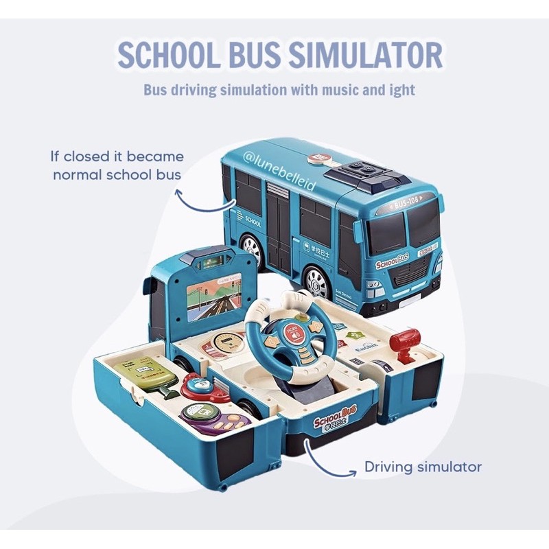 School Bus Simulator Mainan Mobil-mobilan Anak