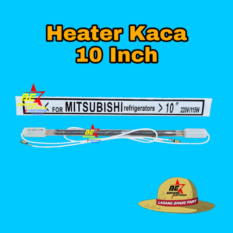 HEATER KACA 10 INCH PEMANAS KULKAS KACA 10&quot; HEATER KULKAS 10 INCHI