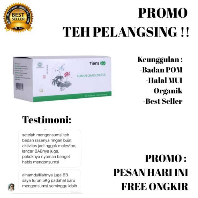 Jiang Zhi tea pelangsing
