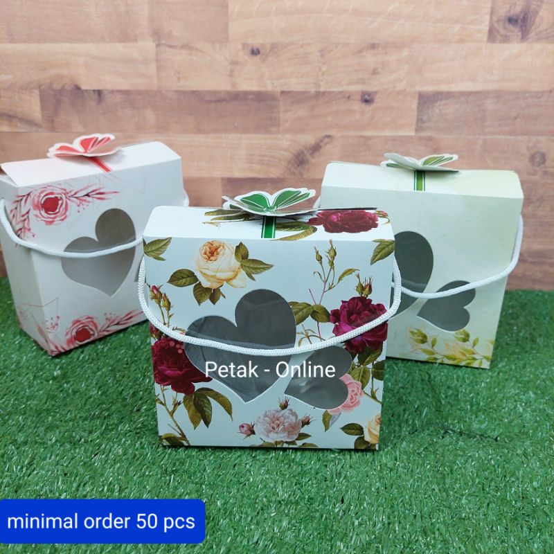 

50 Pcs, Box Kemasan Souvenir 6x12.5 cm + Tali