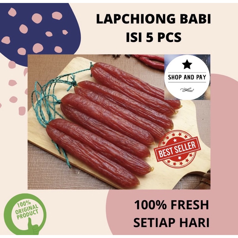 

Lapcong/Lapchiong/Lapchong Lap Ciong isi 5 PCS