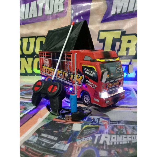 mainan truk oleng miniatur truk  oleng remot rc mobil remot mainan anak murah mainan murah mainan rc