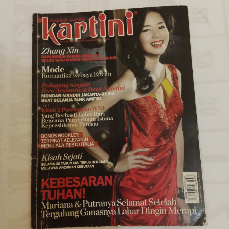 majalah kartini cover laura basuki edisi 10 februari 2011