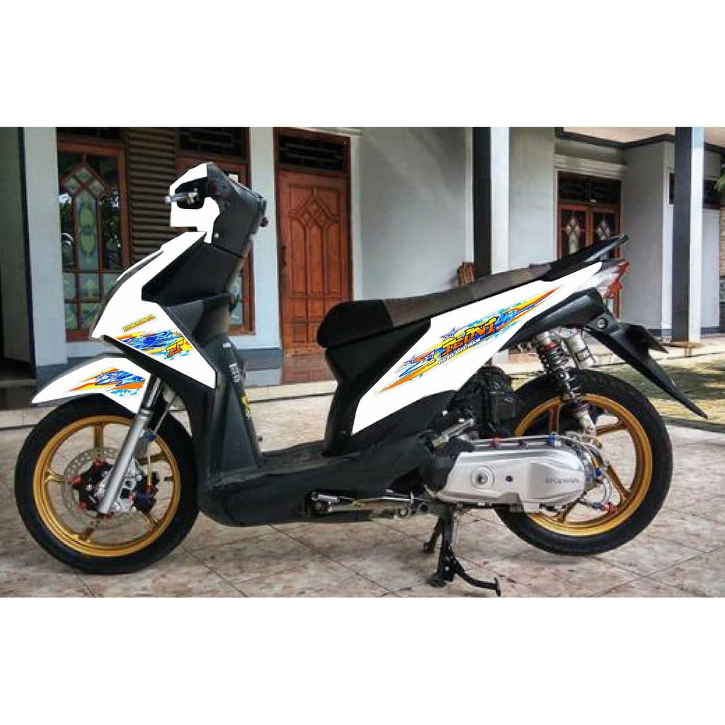 Jual Stiker Motor Striping Motor Variasi Thailand Thailook Beat Fi Lama Cok Jie Indonesia Shopee Indonesia