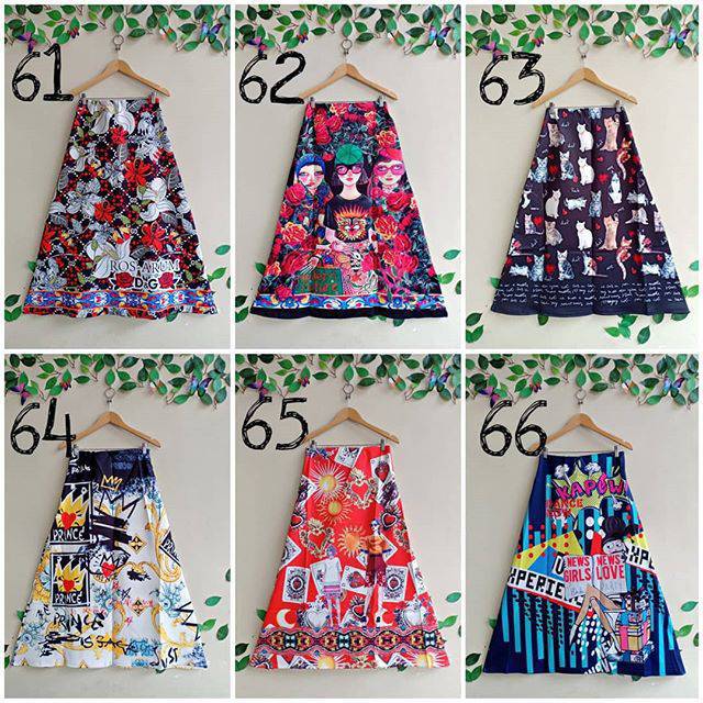 Rok bangkok scuba print import new motif branded