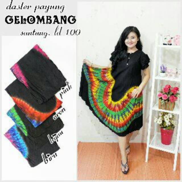 DASTER PAYUNG GELOMBANG / DASTER CANTIK / DASTER KEKINIAN / BATIK PEKALONGAN (grosir dan ecer)
