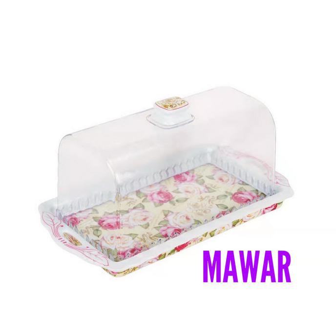 Square Cake Plate Vicenza / Tempat Roti Vicenza / Pa176 Vicenza