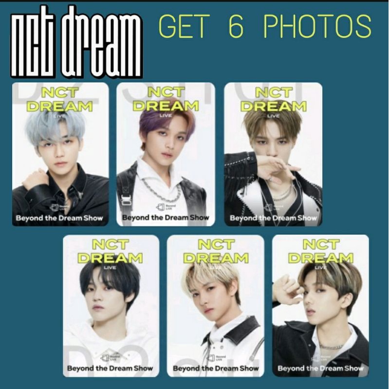 Photocard NCT DREAM Beyond Live THE DREAM SHOW