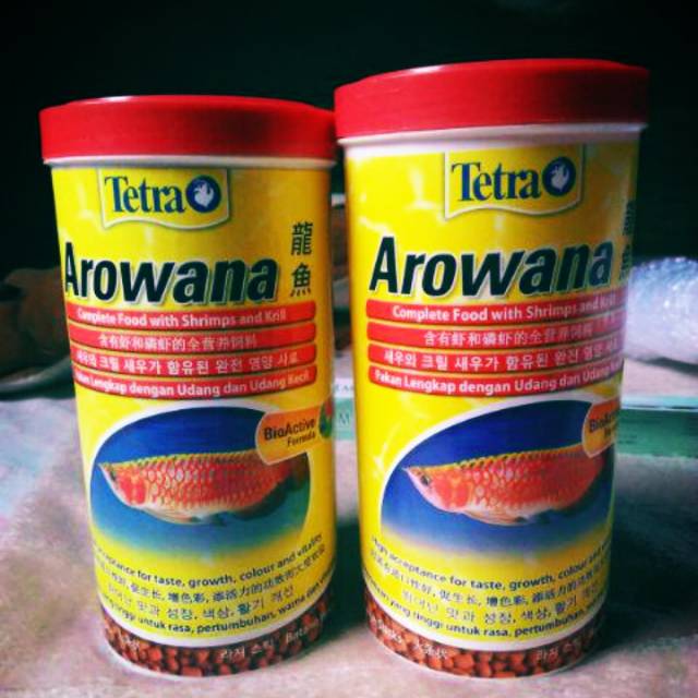 Pelet ikan arwana/Tetra arwana/340 gr.