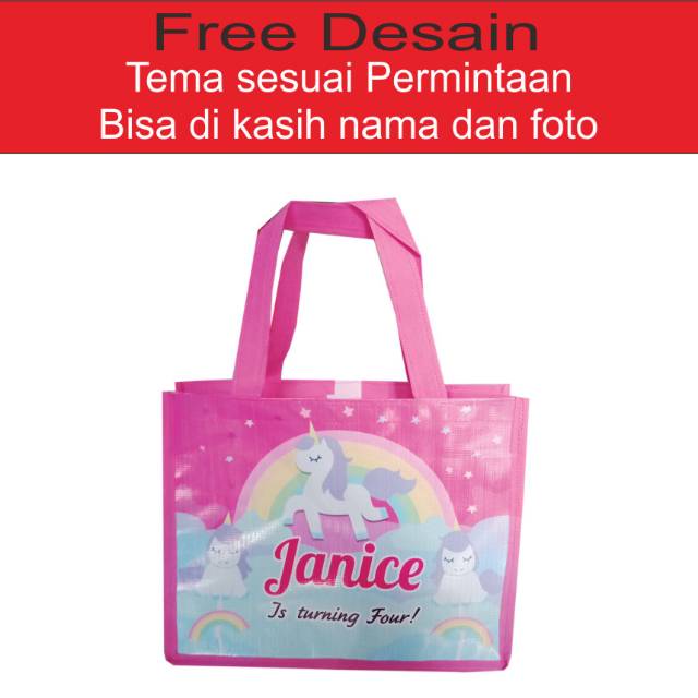 

goodie bag tas ulang tahun tas ultah costum