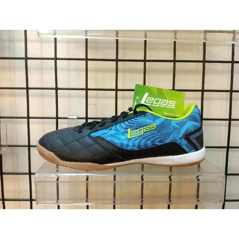 Sepatu League Legas Futsal Pria Cowo Tyra La Hitam Black Original Murah