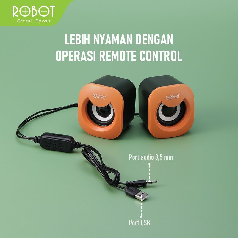 Robot RS180 Multimedia Speaker Komputer Laptop Gaming