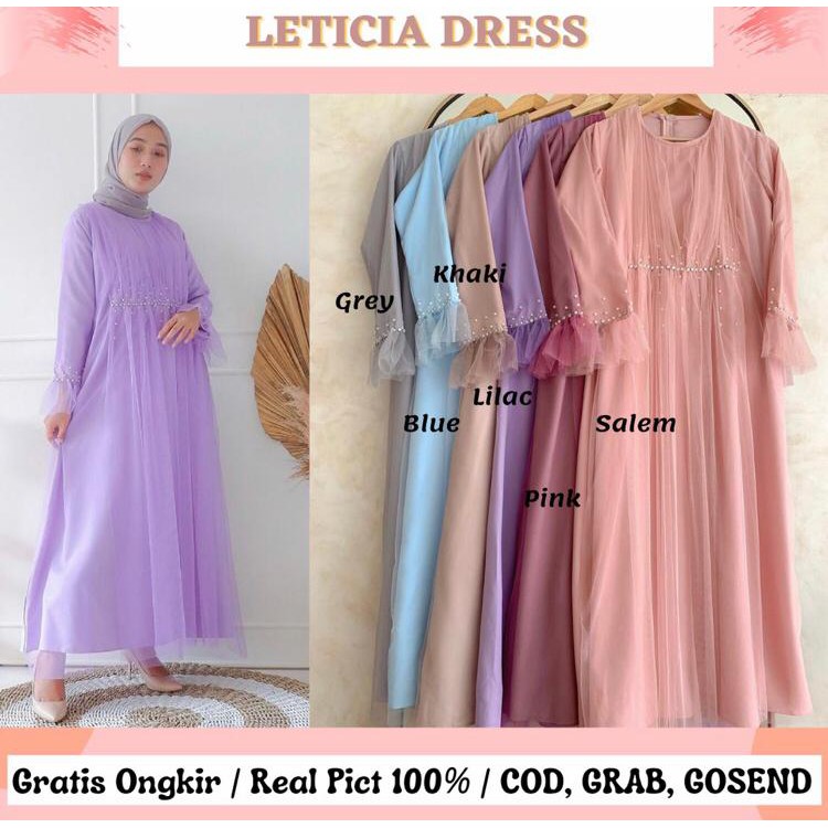 LETICIA DRESS / DRESS LEBARAN / DRESS MEWAH