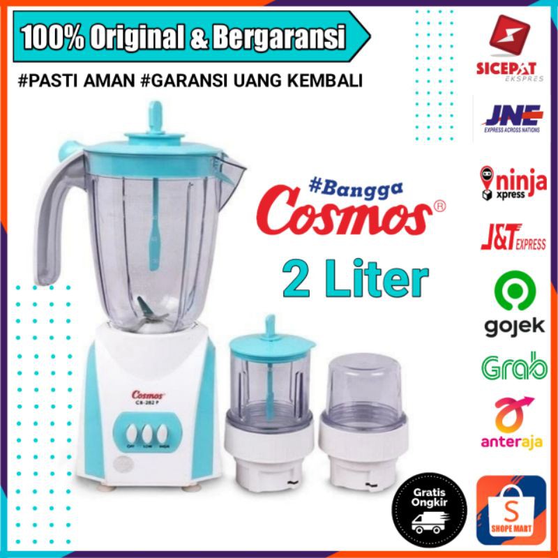 BELENDER COSMOS CB-282P PLASTIK BLENDER BUMBU BLENDER CABE BLENDER MURAH BERGARANSI TERBARU