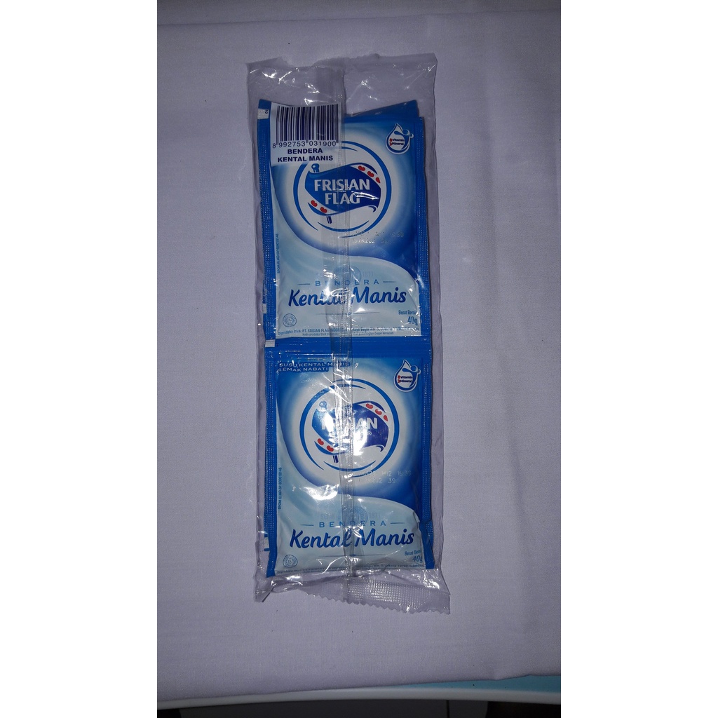 

Susu Frisian Flag / Susu Bendera Kental Manis Putih Sachet (1 Renceng isi 6 sachets)