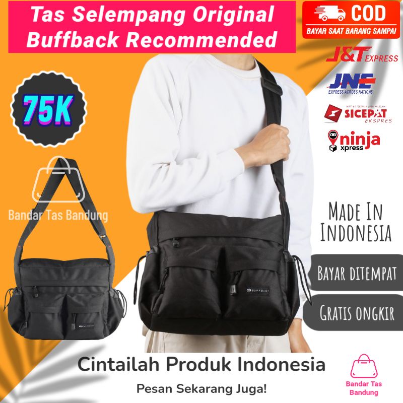 Tas Selempang Original Buffback Recommended Tas Pria  Tas Selempang Besar