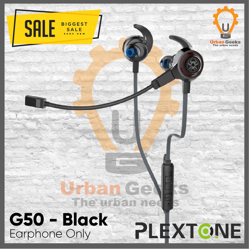 HEADSET GAMING PLEXTONE G50 + AMPLIFIER SURROUND SOUND EARPHONE GAME