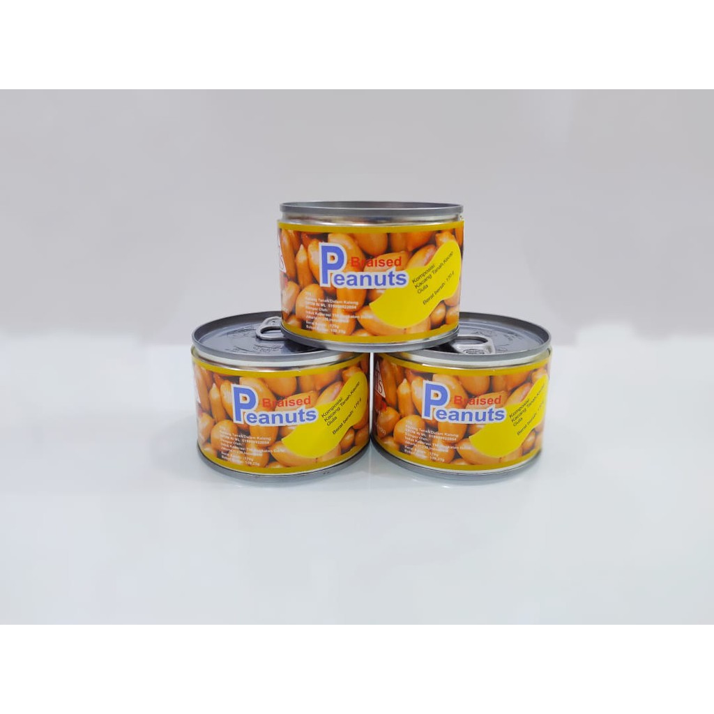 

Peanut Braised 170g Tiongkok Kacang Tanah Dalam Kaleng TTS 170 gr Vegan Vegetarian