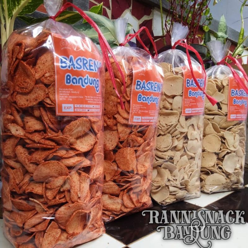 Basreng renyah baso goreng koin bandung 1kg.-2