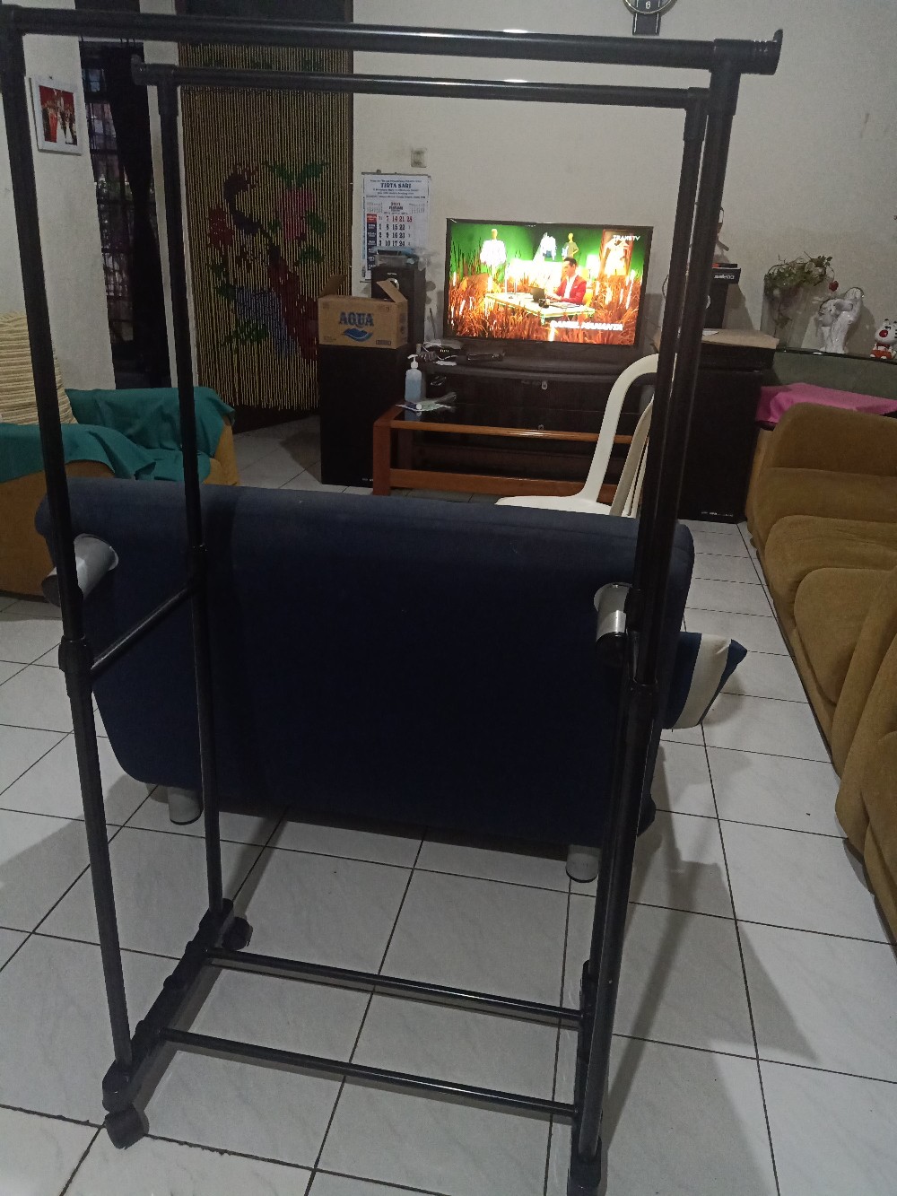 Stand Hanger Double Pole Stainles