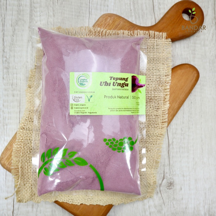 

PROMO [COD] Tepung Ubi Ungu Alami 500gr - Lingkar Organik