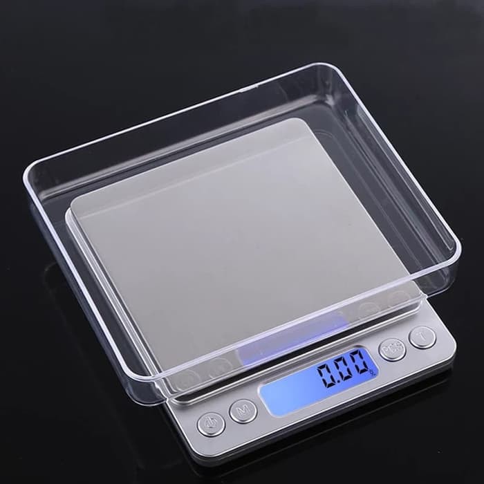 Taffware Timbangan Dapur Digital Mini Digipound Scale akurasi gram (4 Ukuran gram) (i2000)- Silver / Timbangan Digital / Timbangan Kue / timbangan Kue Digital / Timbangan Digital Mini / Timbangan Emas Digital