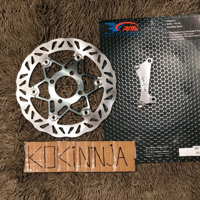 discbrake psm 260mm matic beat vario scoopy breket grey piringan