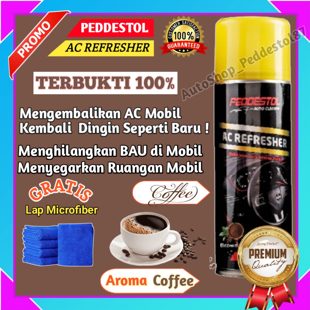 Pembersih AC/Refresher/Cleaner/AC Mobil/Pewangi/Pengharum/Parfum/Aroma Kopi/Freshener/by Peddestol
