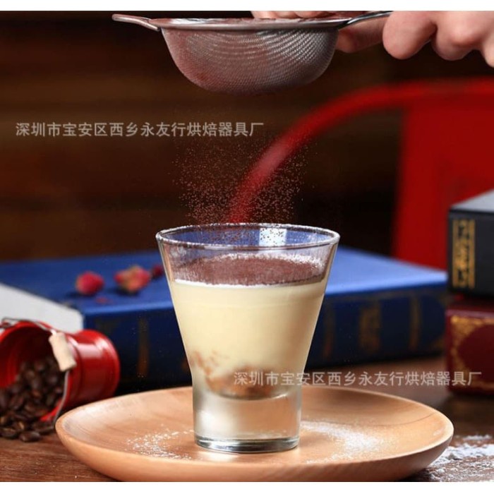 Saringan teh minyak Stainless Steel MPASI alat dapur Tepung