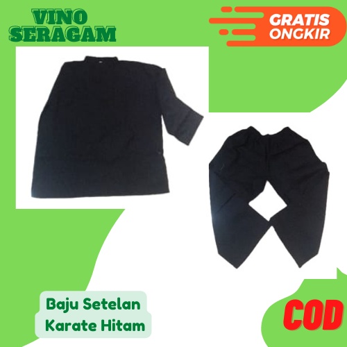 baju karate hitam