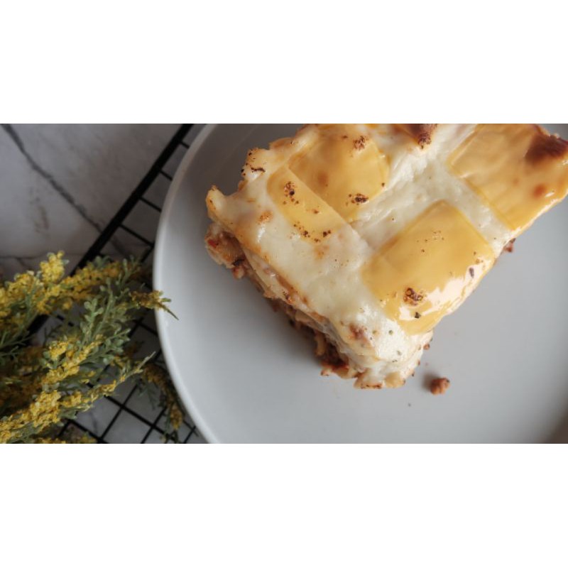 

Double Cheese Baked Fettuccine