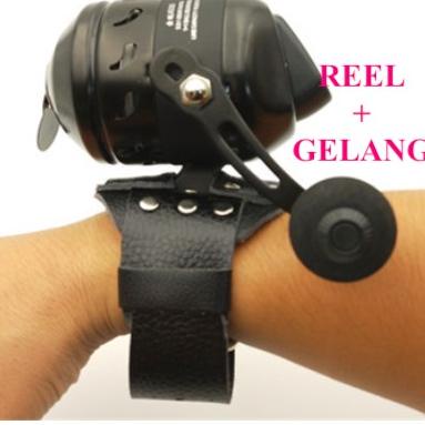 ➚#Sale✶ HSMLQ GELANG TEMPAT GULUNGAN REEL KETAPEL PANAH PASER IKAN BAHAN PU D60 Terlaris