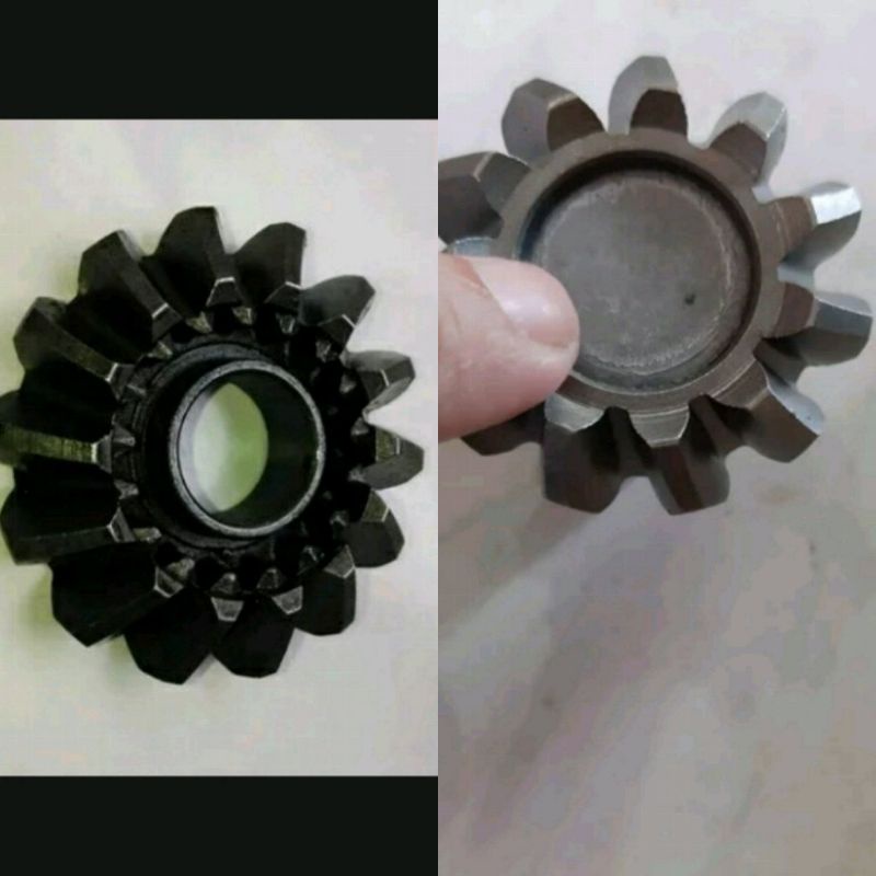 GIGI GEAR BOX MAJU MUNDUR MOTOR RODA 3 14T&11T VIAR JIALING APPKTM KAISAR