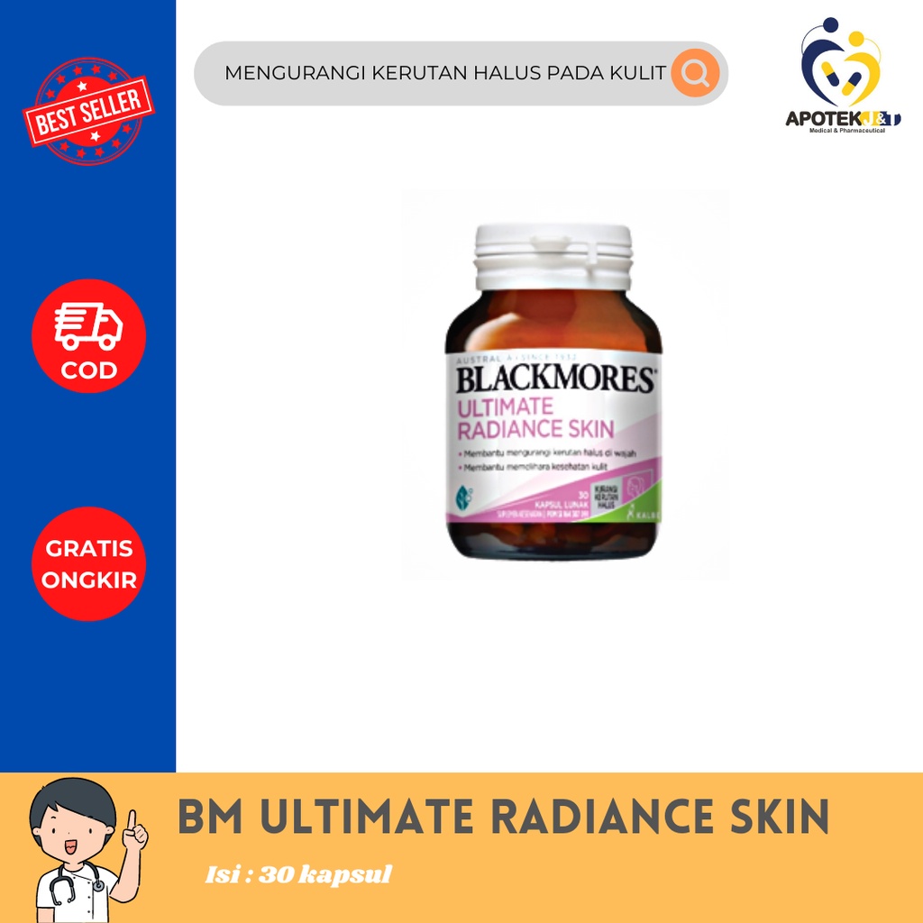 BLACKMORES ULTIMATE RADIANCE SKIN 30 /KOLAGEN DAN ANTIOKSIDAN / ANTIAGING