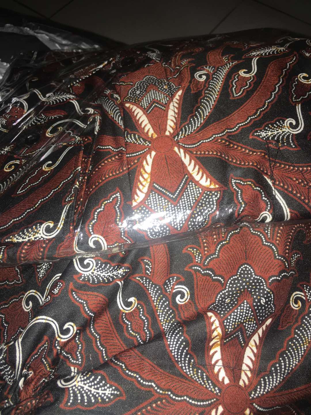 Kemeja Batik Pria Lengan Panjang M L Xl Xxl
