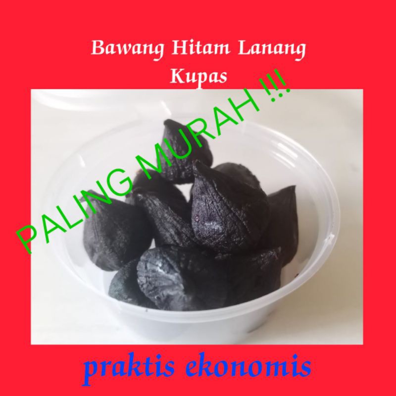 Bawang Hitam Murah / Black Garlic / Bawang hitam Lanang / Bawang hitam tunggal