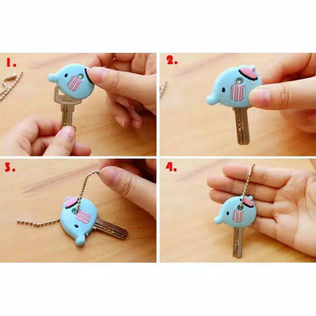 Key Cover Sarung kunci karakter pelindung kunci