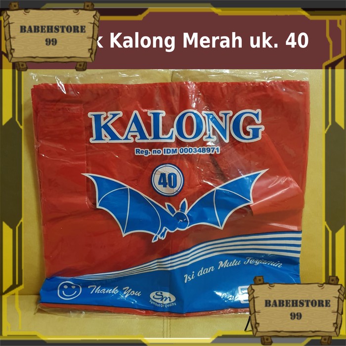 

Plastik Kalong Merah Uk. 40 (500 gram)