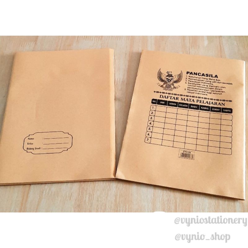 

SAMPUL BUKU COKLAT UKURAN KWARTO