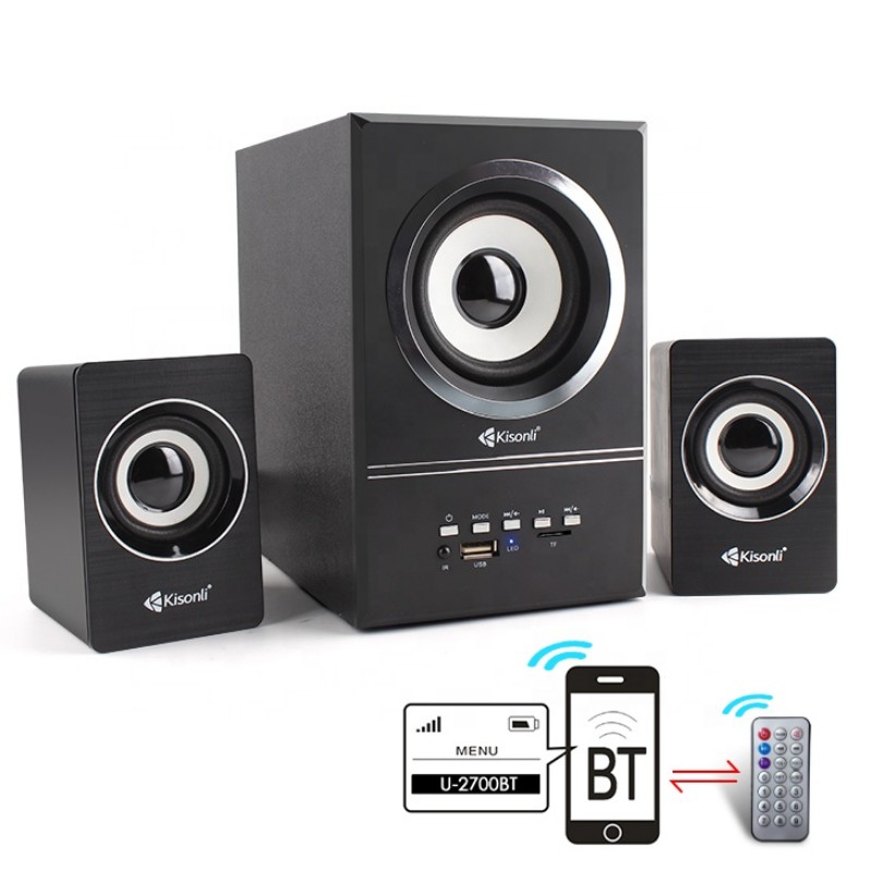 Spiker Bluetooth Super Bass U-2700 Subwoofer With Remote Control - XOBOX