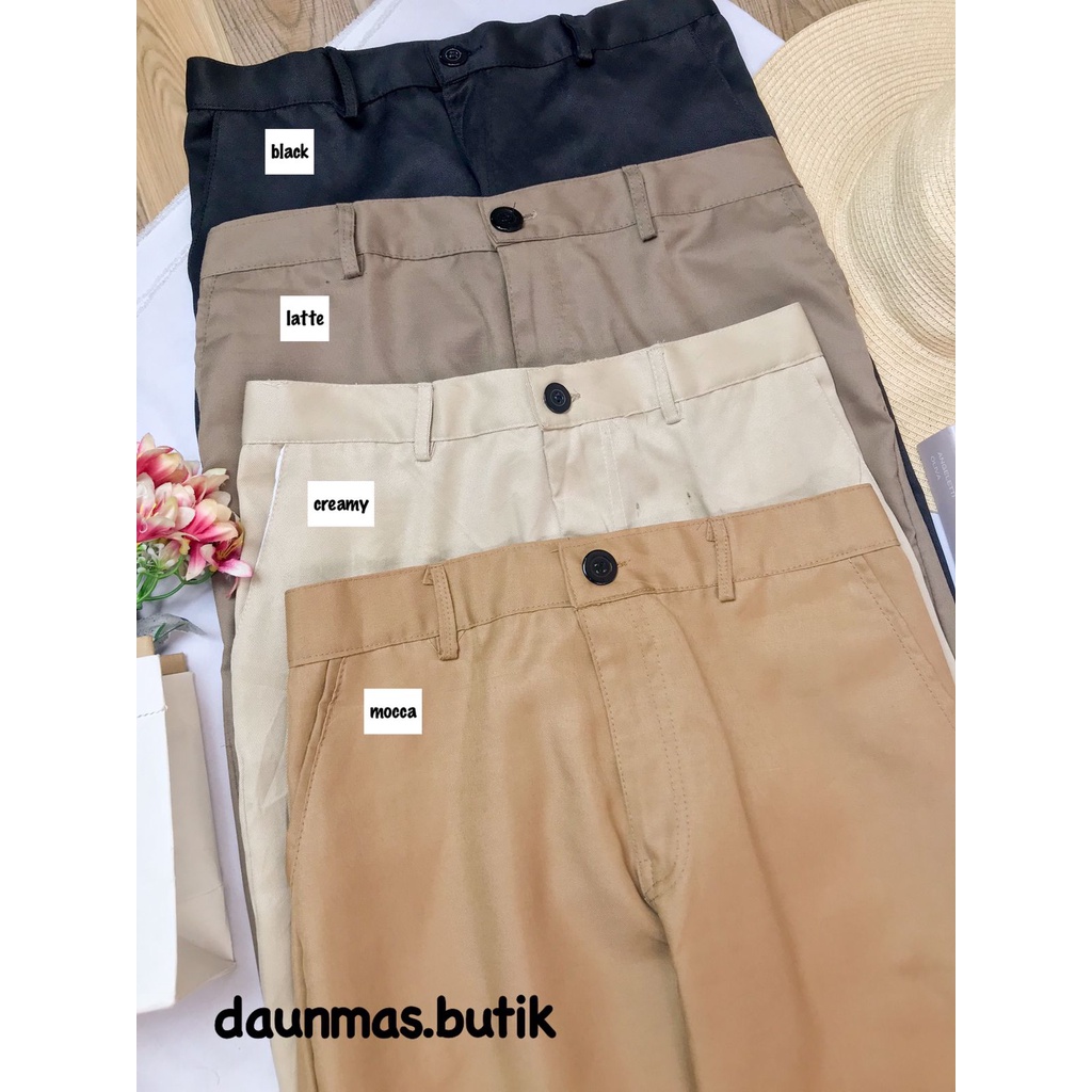 1KG MUAT 4PCS | RAGIEL KULOT HIGHWAIST AMERICAN DRILL HITS OOTD SELEBGRAM TERBEST SELLER FASHION WANITA TERKINI