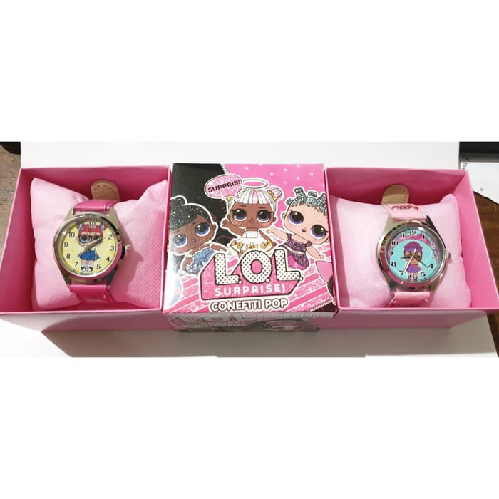 JAM TANGAN ANAK LOL Surprise/ Jam Tangan LOL / Jam Tangan Anak pLus kotak HADIAH ULTAH