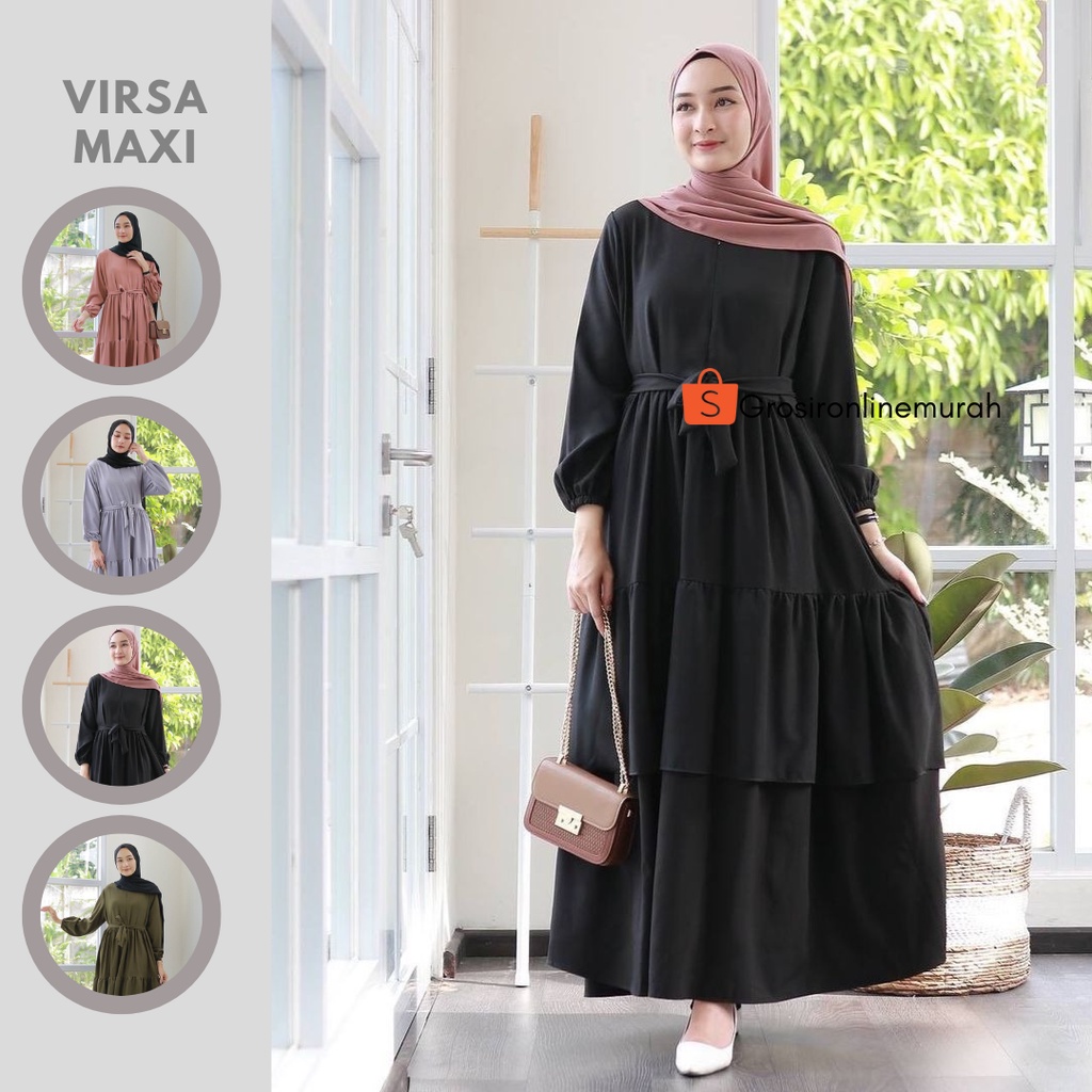 Baju Gamis Wanita Syar'i Muslim Dewasa Gamis Wanita Sultan Modis Lebaran Terbaru izany-7