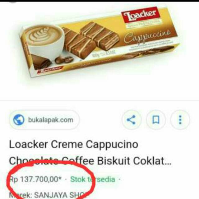 Loacker Creme Cappucino 100gr